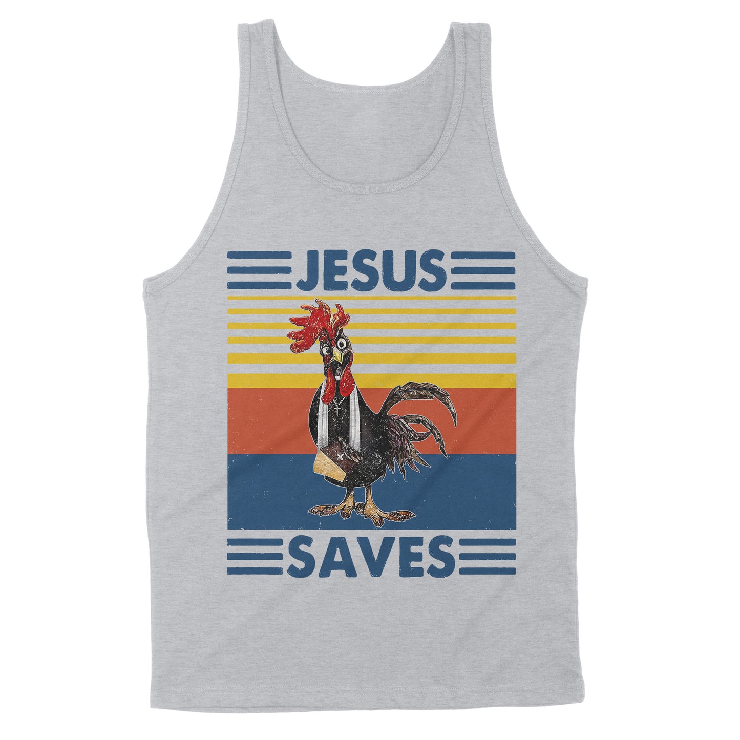 Premium Tank - Chicken Jesus Saves