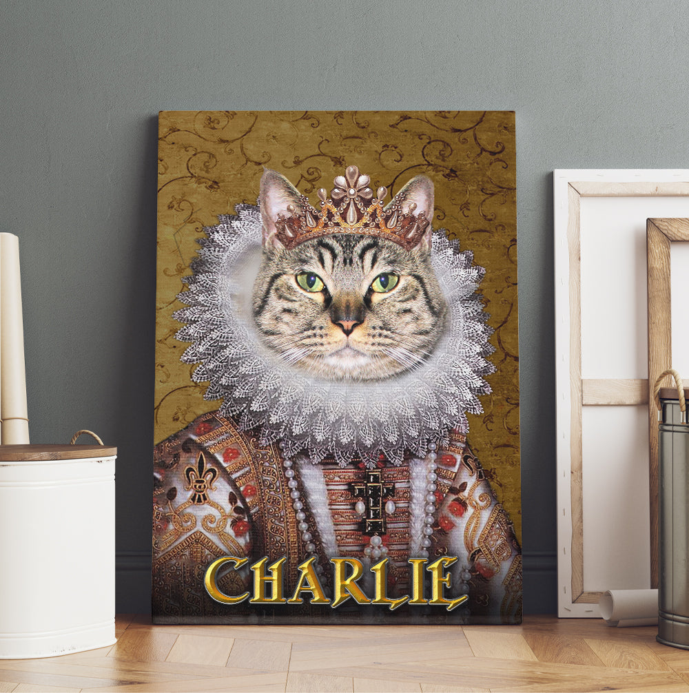 Custom canvas portrait, deals Personalized portrait, digital file or art print, Cat