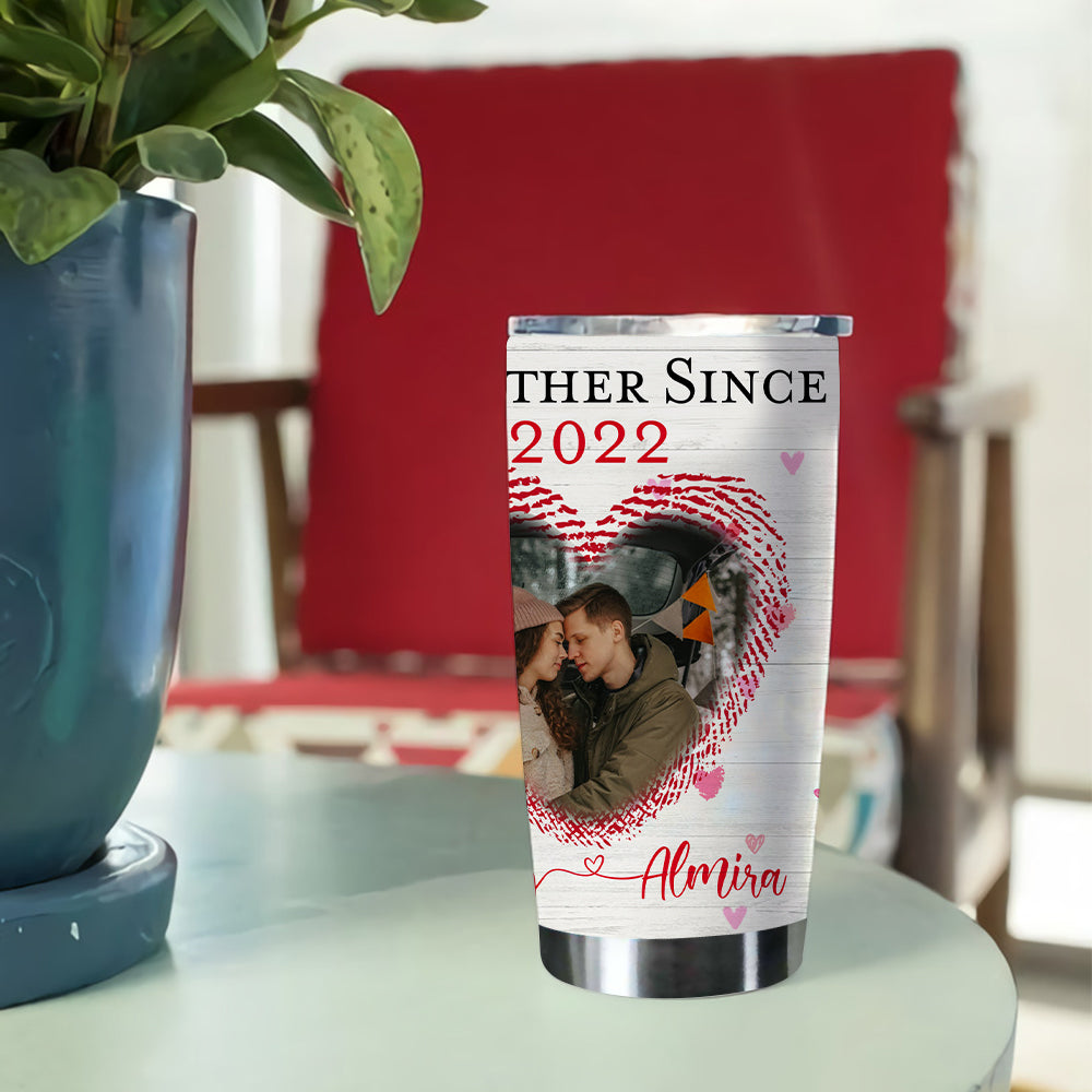 Valentine, Couple tumbler - Husband Wife Gift Personalized Couple