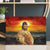 God Jesus Holding A Lamb In The Sea Canvas Prints And Poster