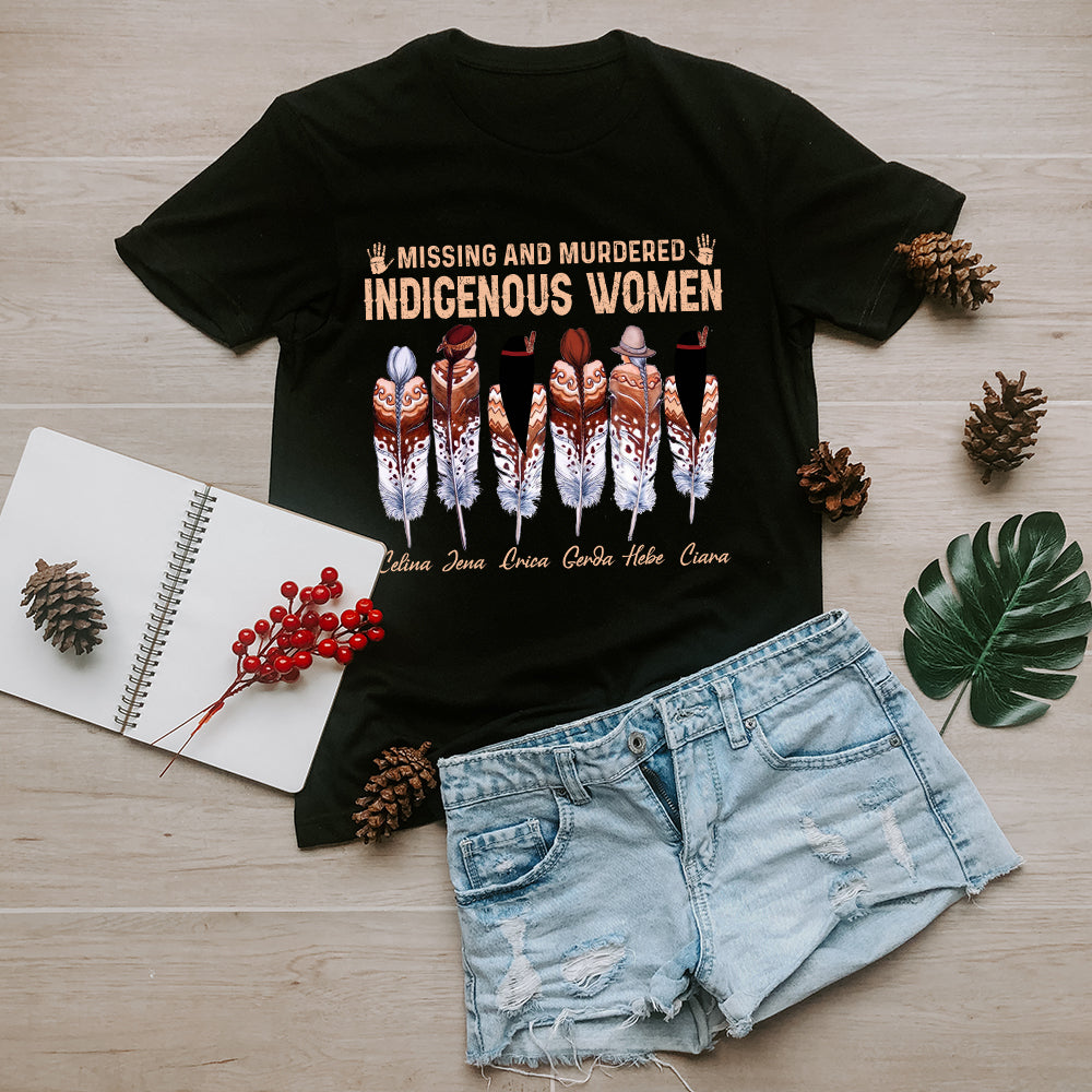 Personalized Missing And Murdered Indigenous Women T-Shirt