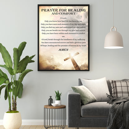 Prayer For Healing And Comfort Canvas Prints