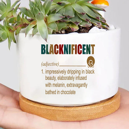 Blacknificent Black Beauty Chocolate Plant Pot