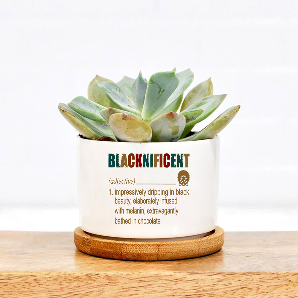 Blacknificent Black Beauty Chocolate Plant Pot