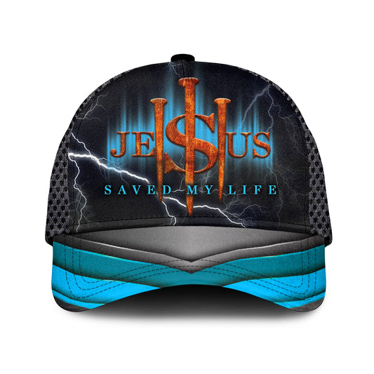 Jesus Saved My Life All-Over Print Classic Cap