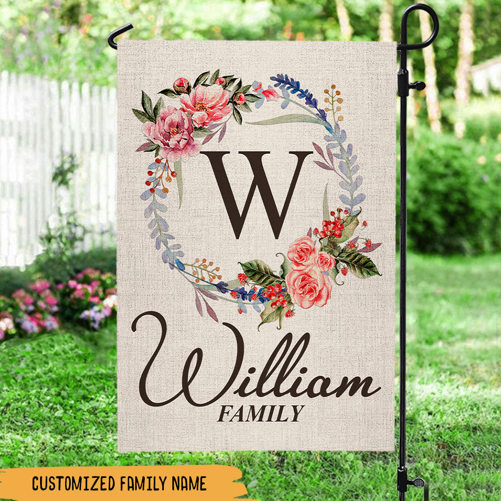 Personalized Custom Name The Family Garden Flag And House Flag