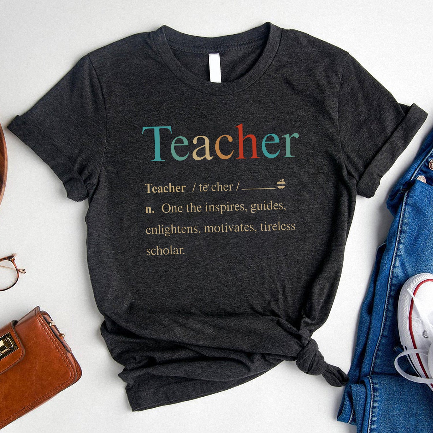 Teacher Dictionary Definition One Who Inspires, Guides, Enlightens, Mo -  Wolfantique