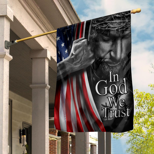 In God We Trust Garden Flag