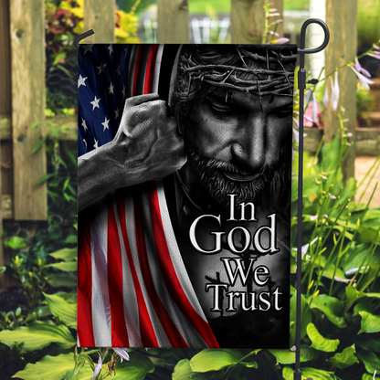 In God We Trust Garden Flag