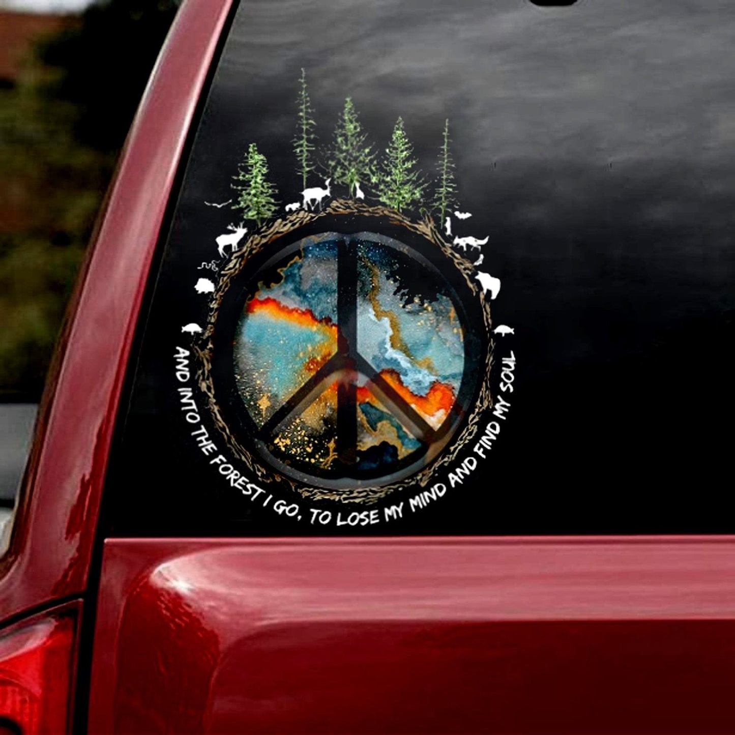 Hippie Camp Sticker Decal