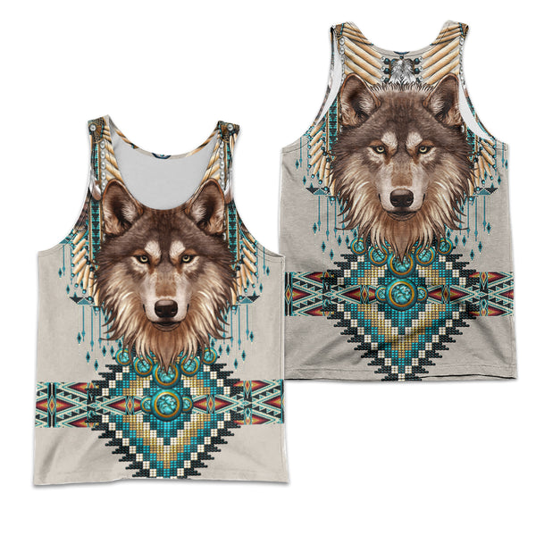 Tribal Wolf Black Howling Wolf Native American Zip Bowling Jersey  Personalized - Godoprint