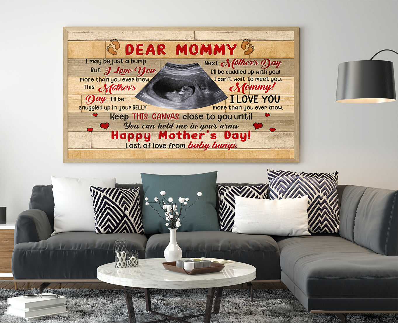 Personalized Gift For Future Mommy I May Be Just A Bump Poster