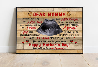 Personalized Gift For Future Mommy I May Be Just A Bump Poster