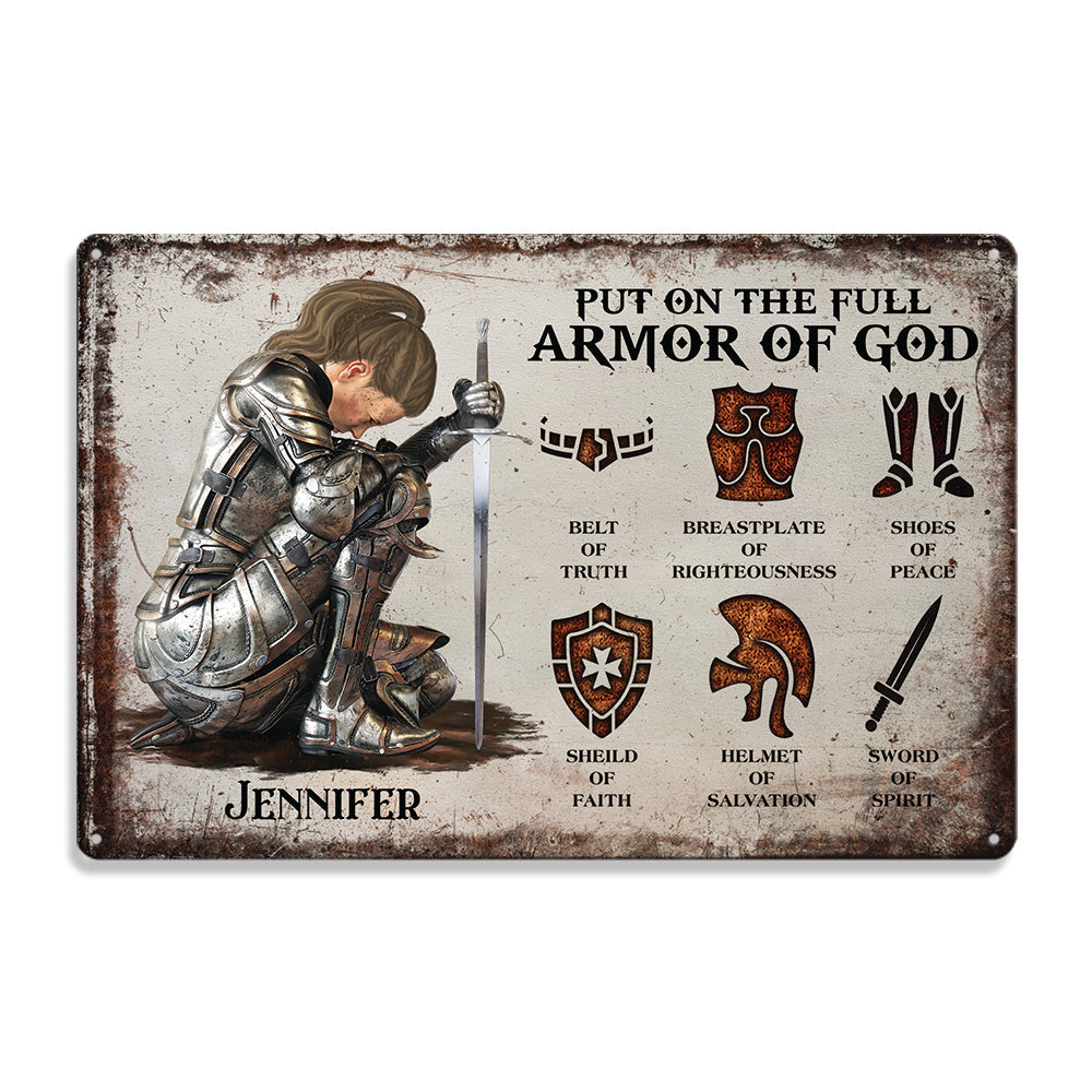 Personalized Woman Warrior Of God Everyday God Thinks Of You