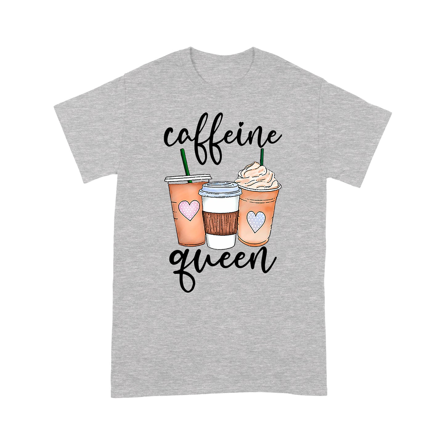 Premium T-shirt - Caffeine Queen, Coffee Lover, Coffee Queen