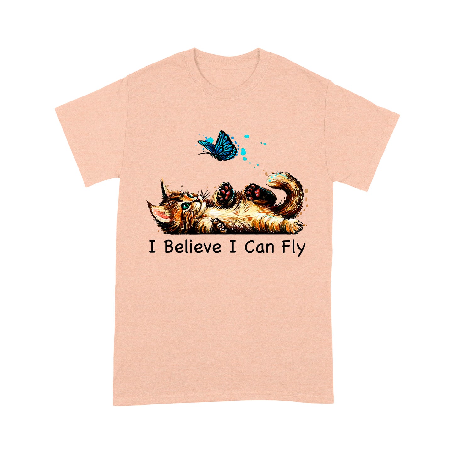 Premium T-shirt - Funny Cat i Believe I Can Fly