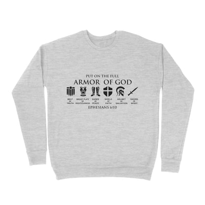 Premium Crew Neck Sweatshirt - Put On The Full Armor Of God Ephesians 6 10