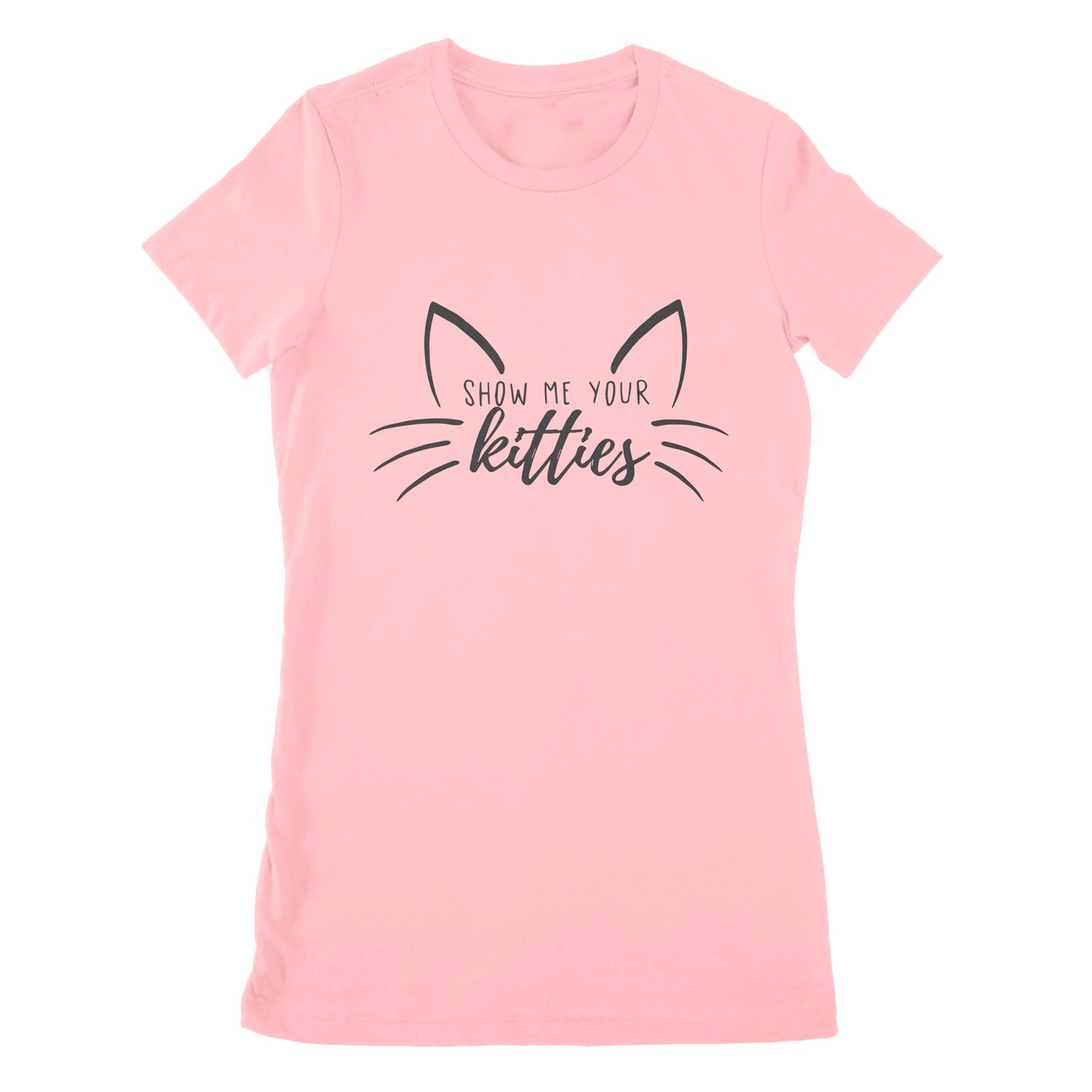 Premium Women's T-shirt - Cat Show Me Your Kitties