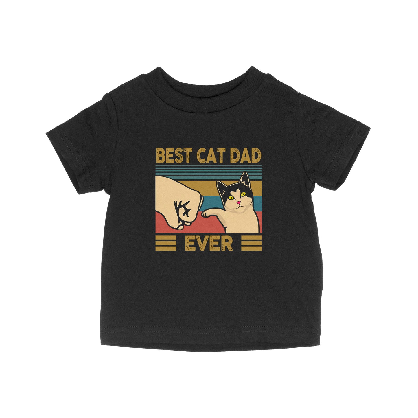 Best Cat Dad Ever - Baby T-Shirt