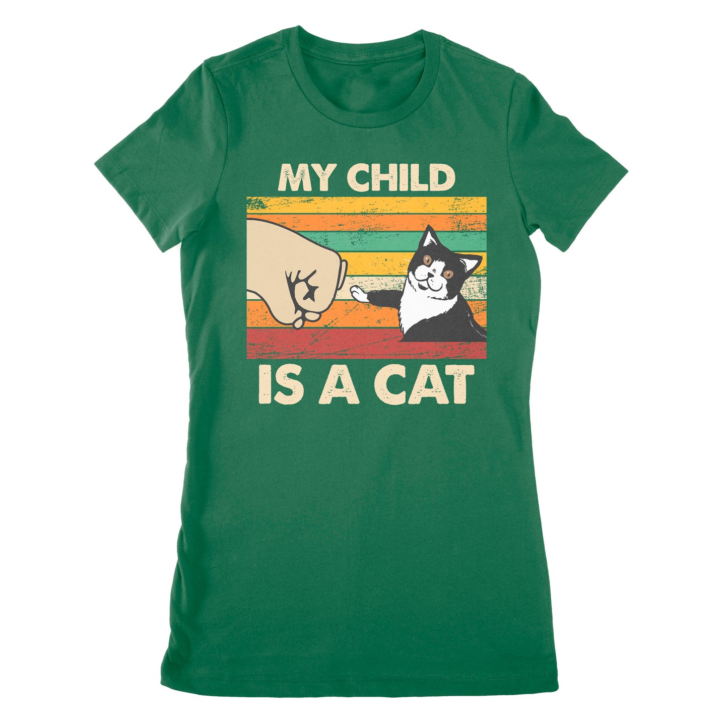 Premium Women's T-shirt - My Child Is A Cat