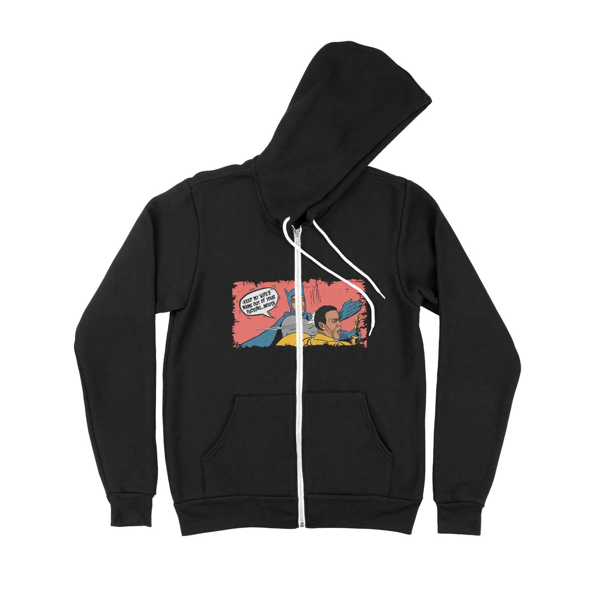 Keep My Wife’s Name Out Of Your Fucking Mouth- Premium Zip Hoodie