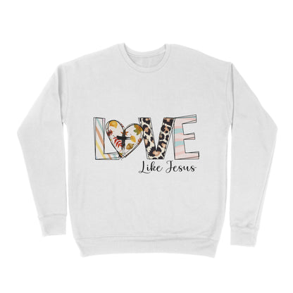 Premium Crew Neck Sweatshirt - Big Love Like Jesus