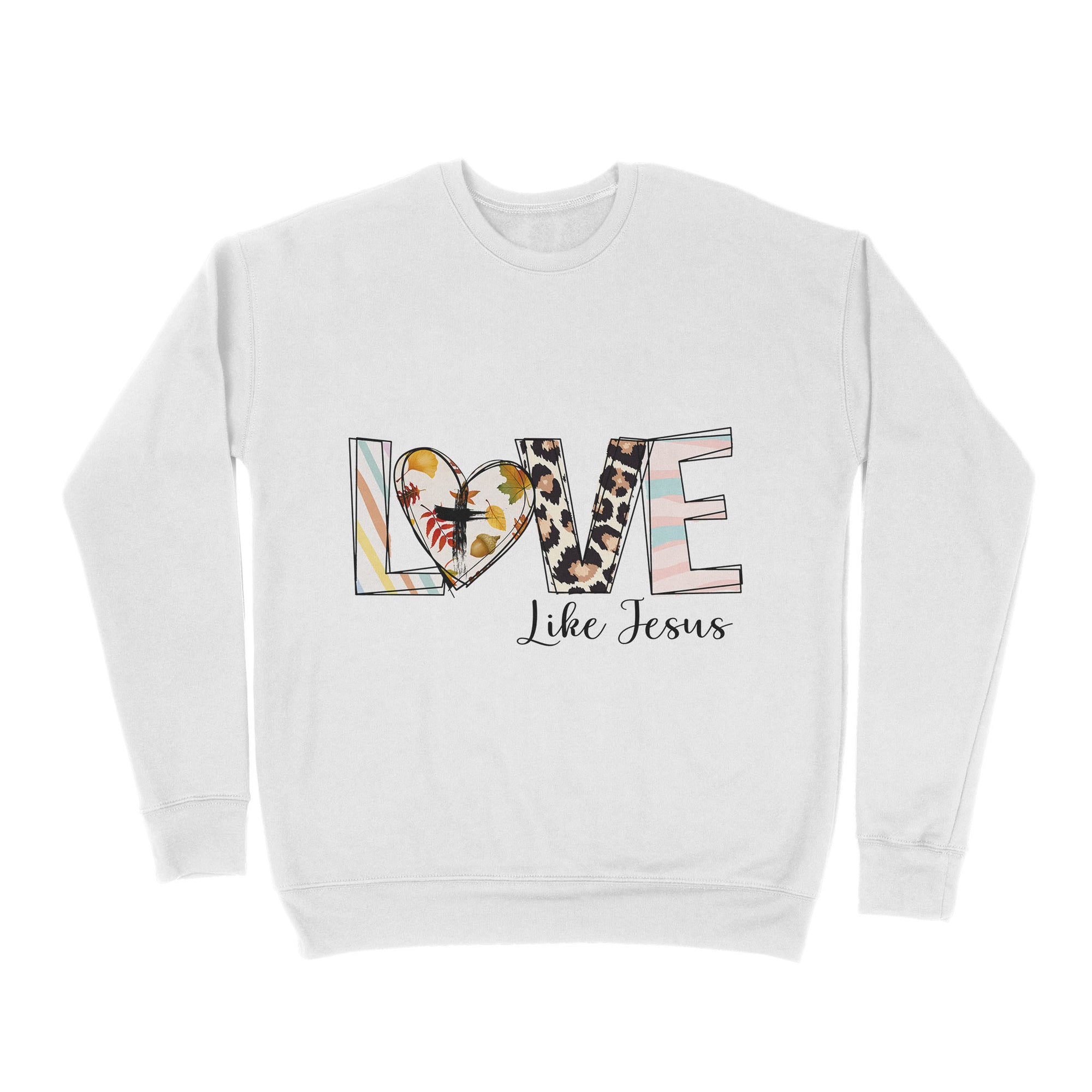 Premium Crew Neck Sweatshirt - Big Love Like Jesus