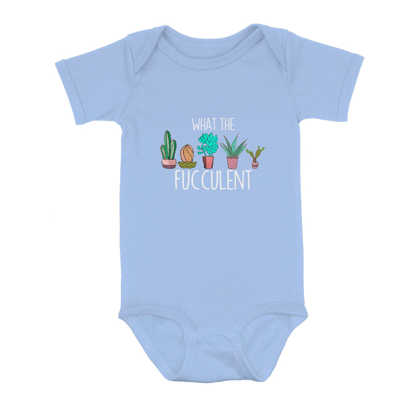 What the Fucculent Cactus Succulents Plants Gardening - Baby Onesie