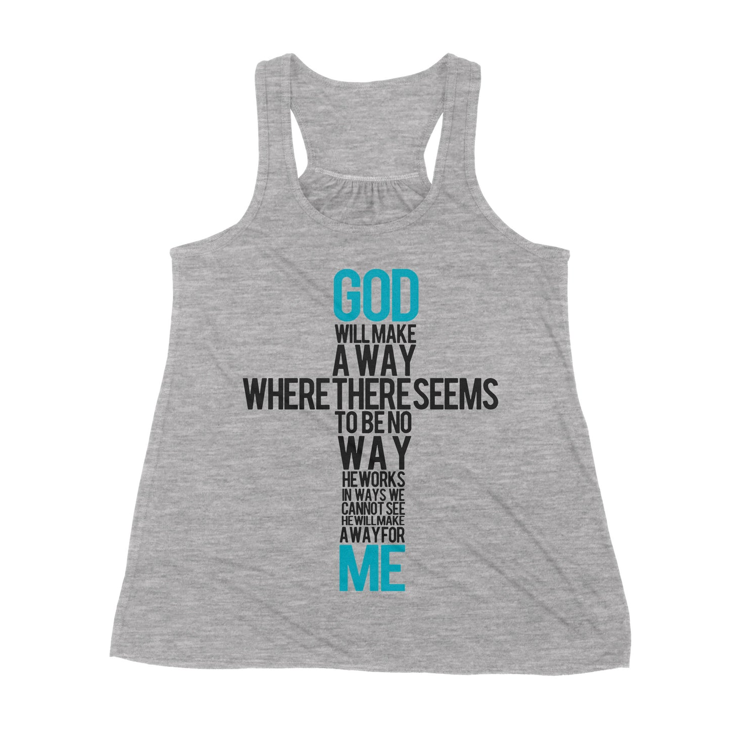 Premium Women's Tank - God Will Make A Way When It Seems There Is No Way