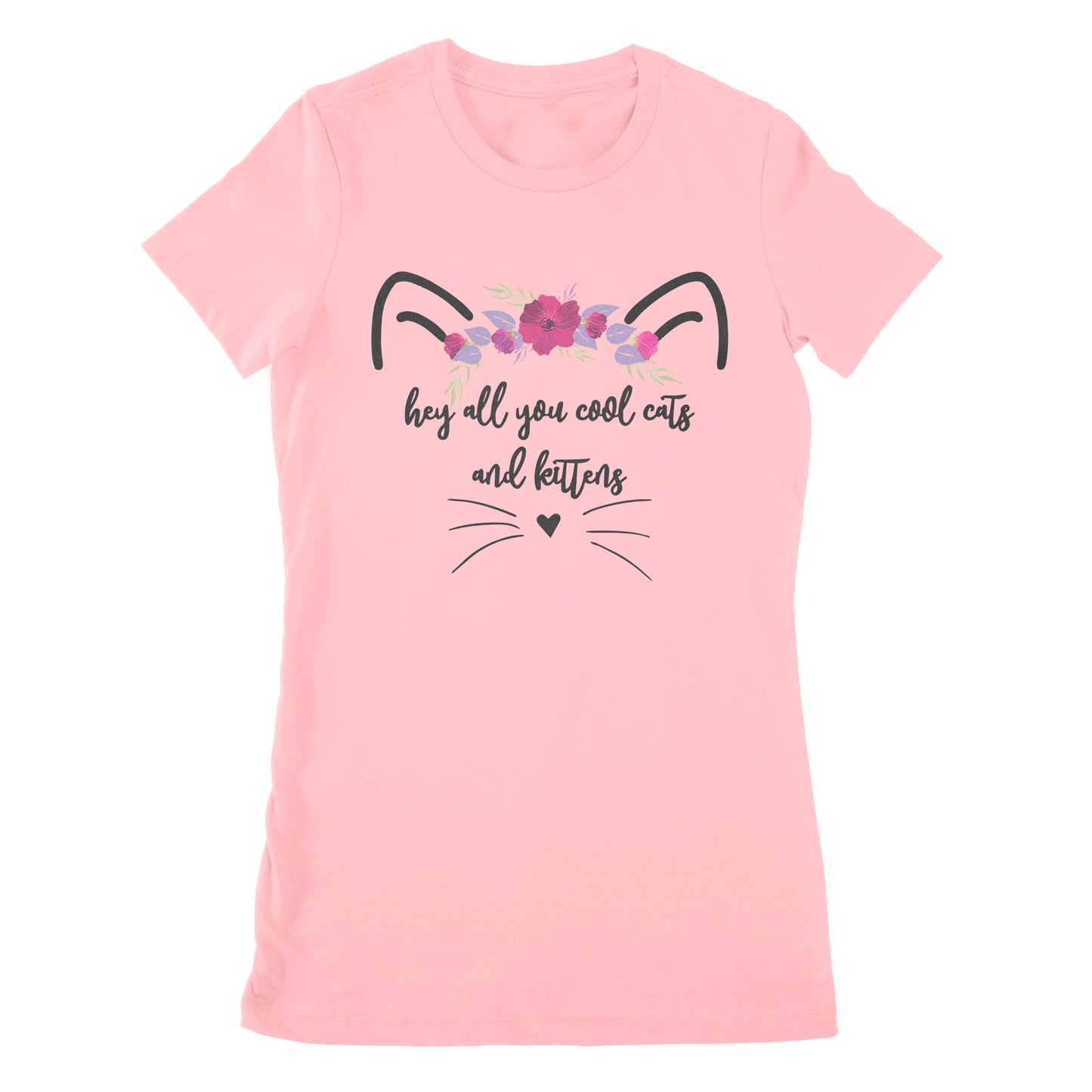 Premium Women's T-shirt - l Hey All You Cool Cats And Kittens