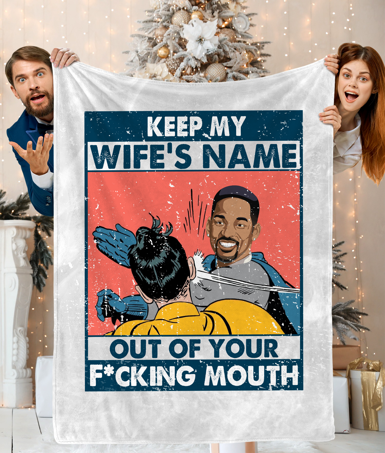 Keep My Wife’s Name Out Your Mouth,Will Smith, Oscar 2022 - Blanket