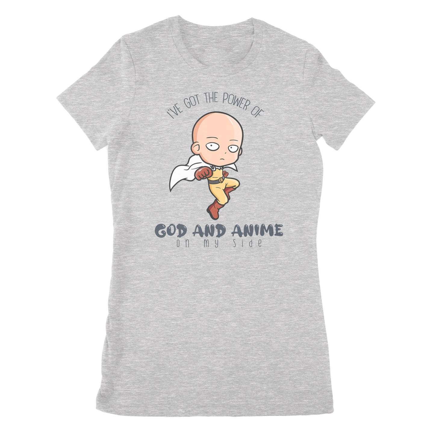 Premium Women's T-shirt - I Have The Power Of God And Anime On My Side