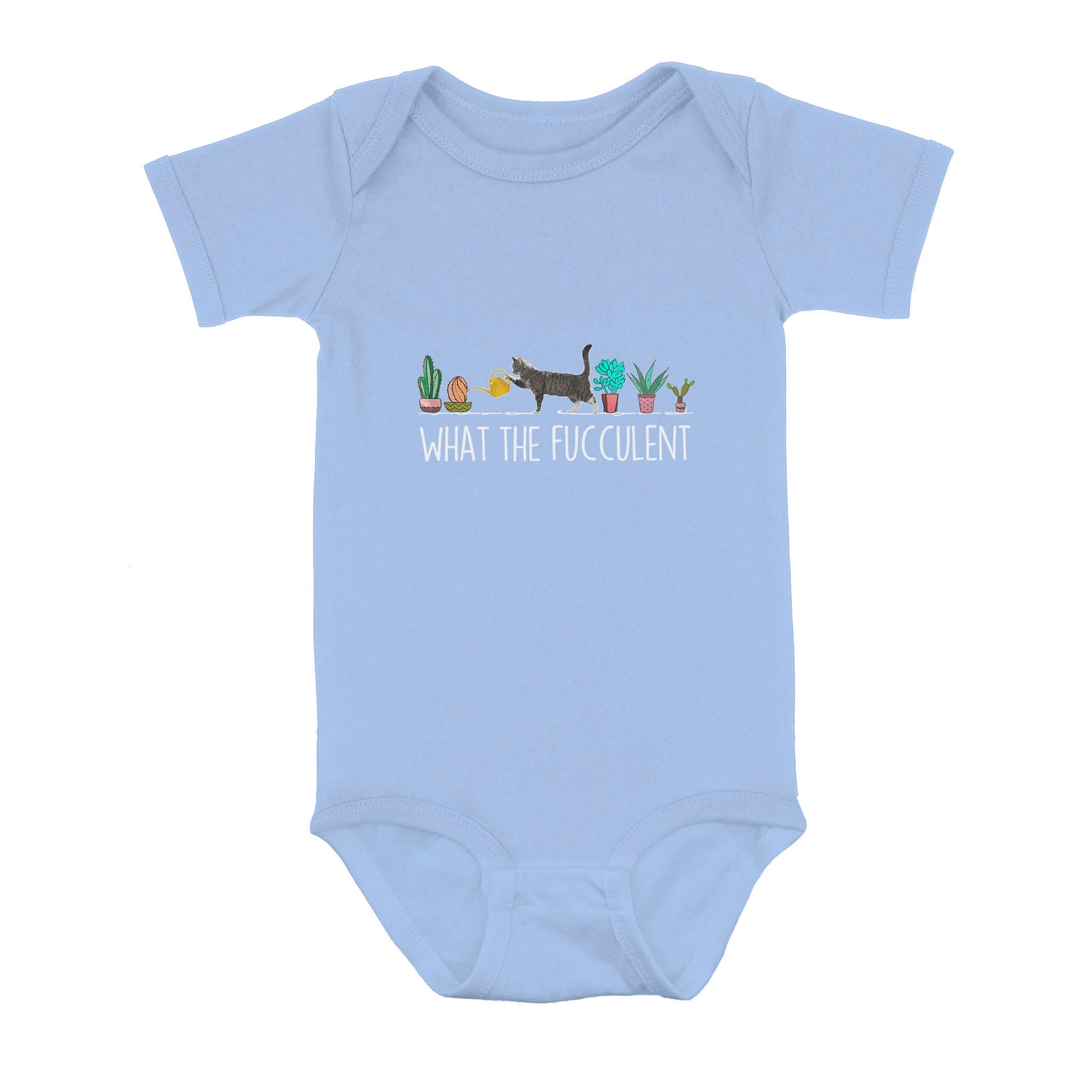 Cat Watering Plants - Baby Onesie