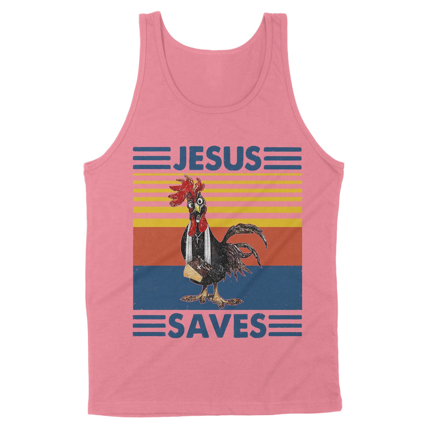 Premium Tank - Chicken Jesus Saves