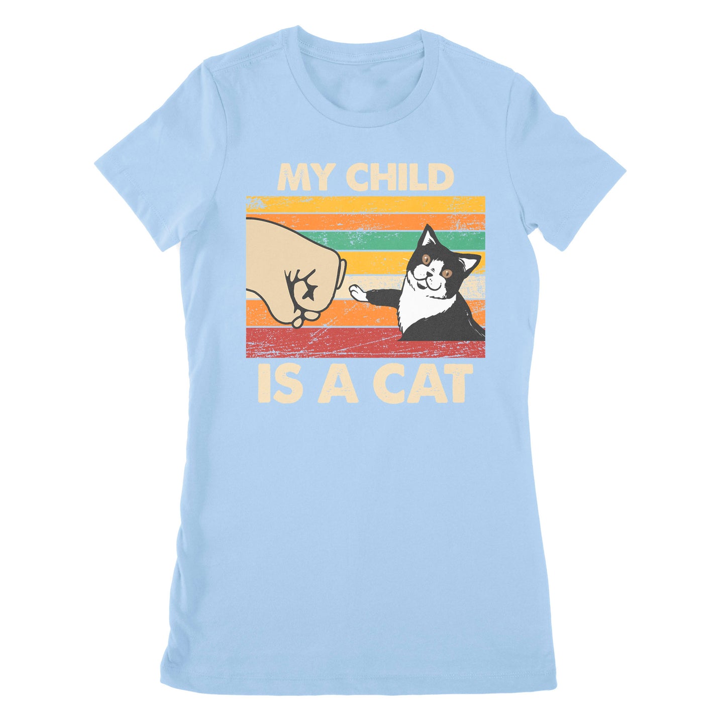 Premium Women's T-shirt - My Child Is A Cat