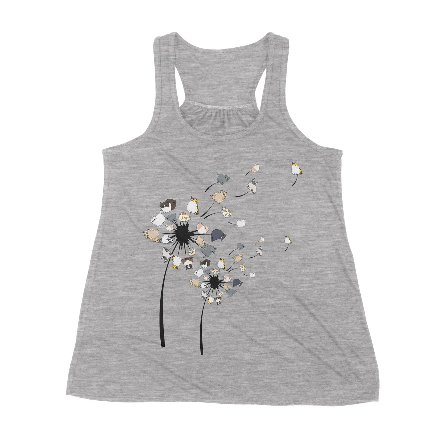 Premium Women's Tank - Dandelion Cats Flower