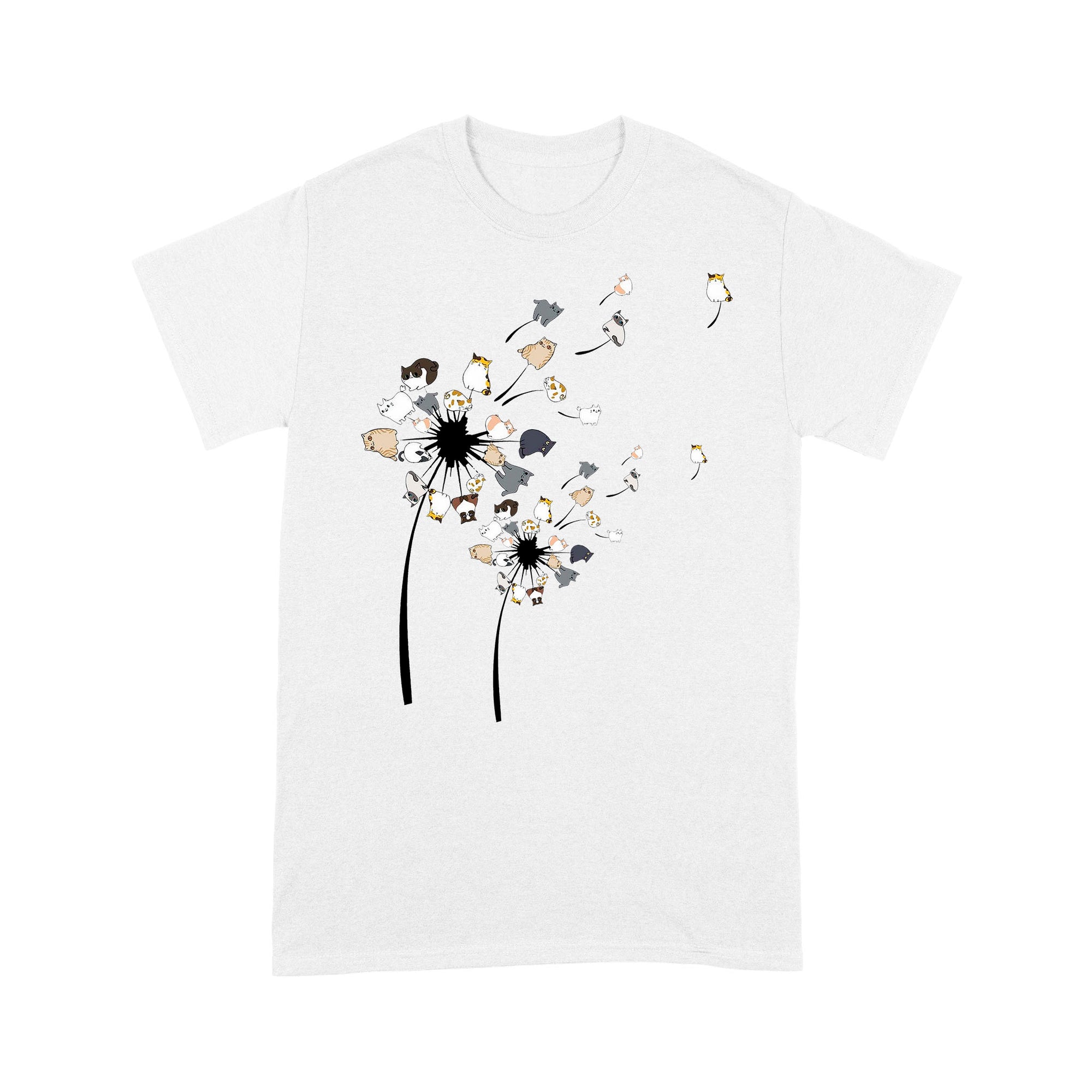 Premium T-shirt - Dandelion Cats Flower