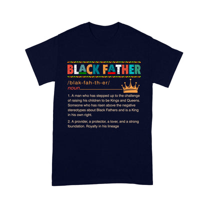 Black Father Noun Definition T-Shirt