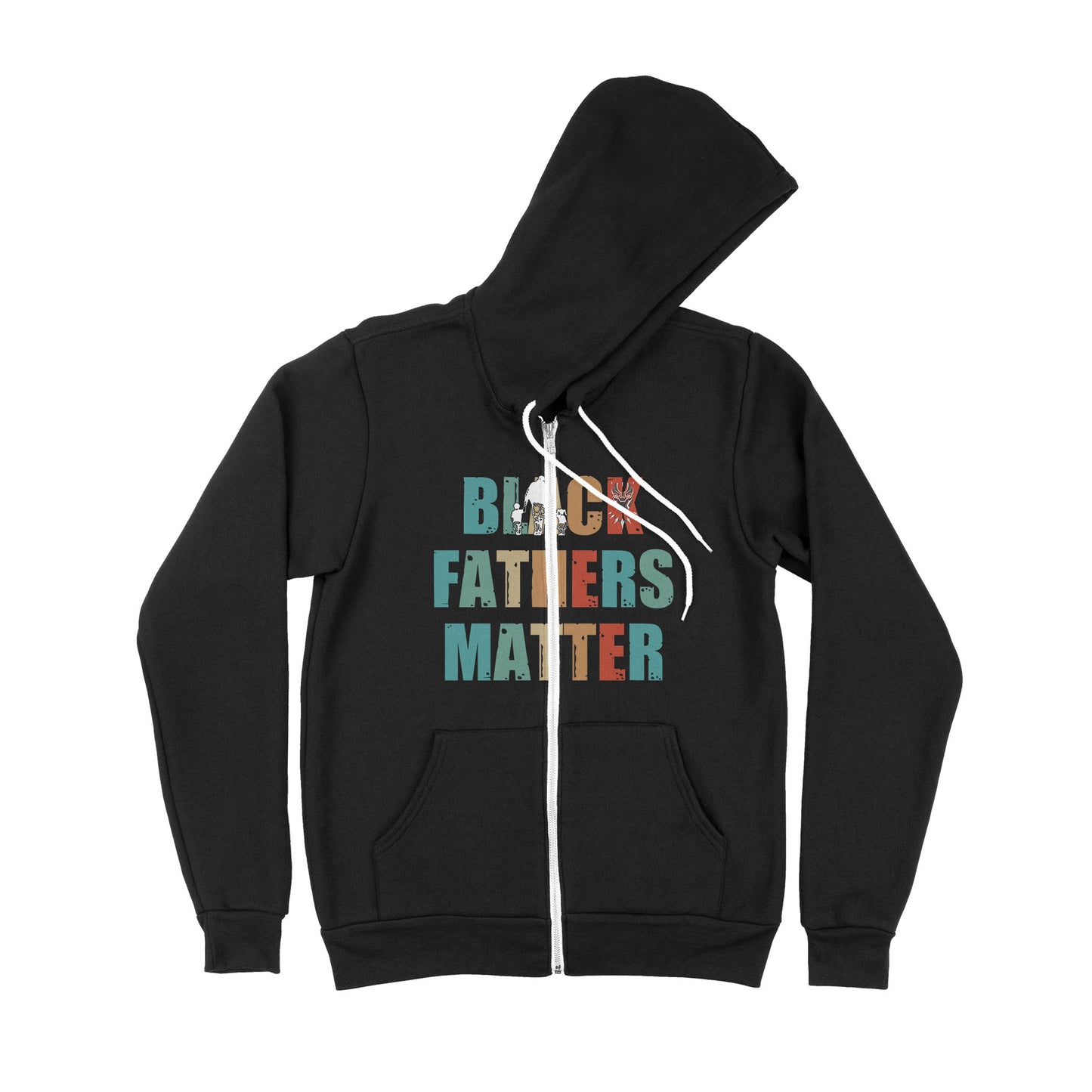 Black Fathers Matter - Premium Zip Hoodie