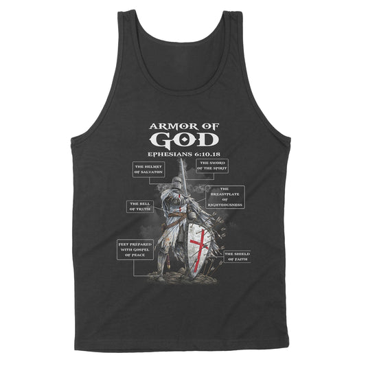 Armor of God Bible Study on Ephesians 6:10-18 - Premium Tank