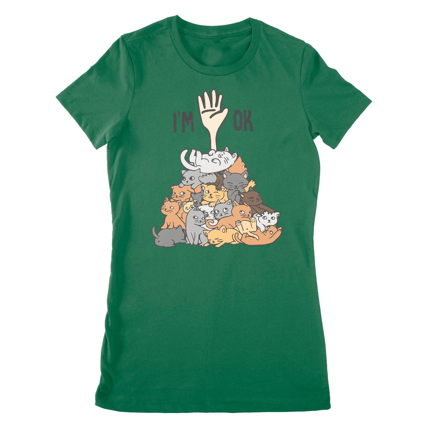 Premium Women's T-shirt - Full Of Cats Im Ok