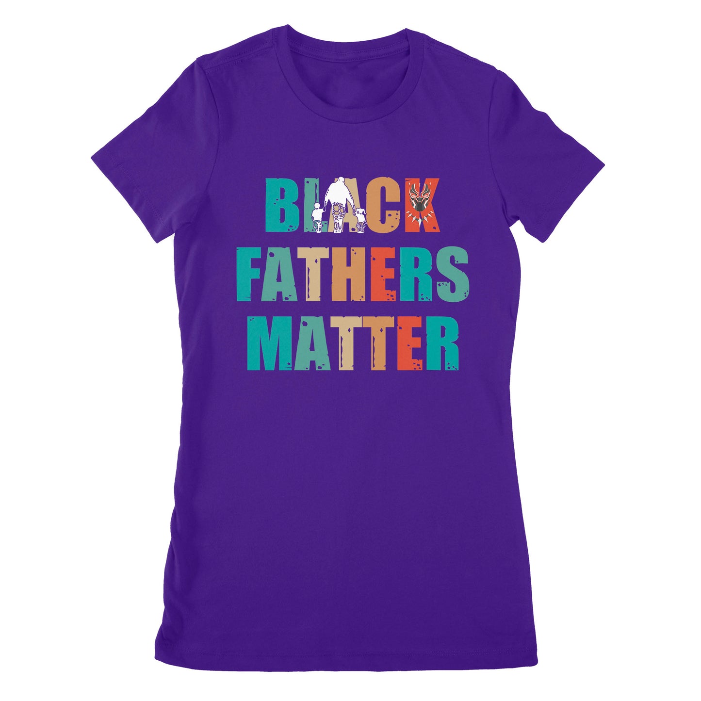 Premium Women's T-shirt - Black Fathers Matter