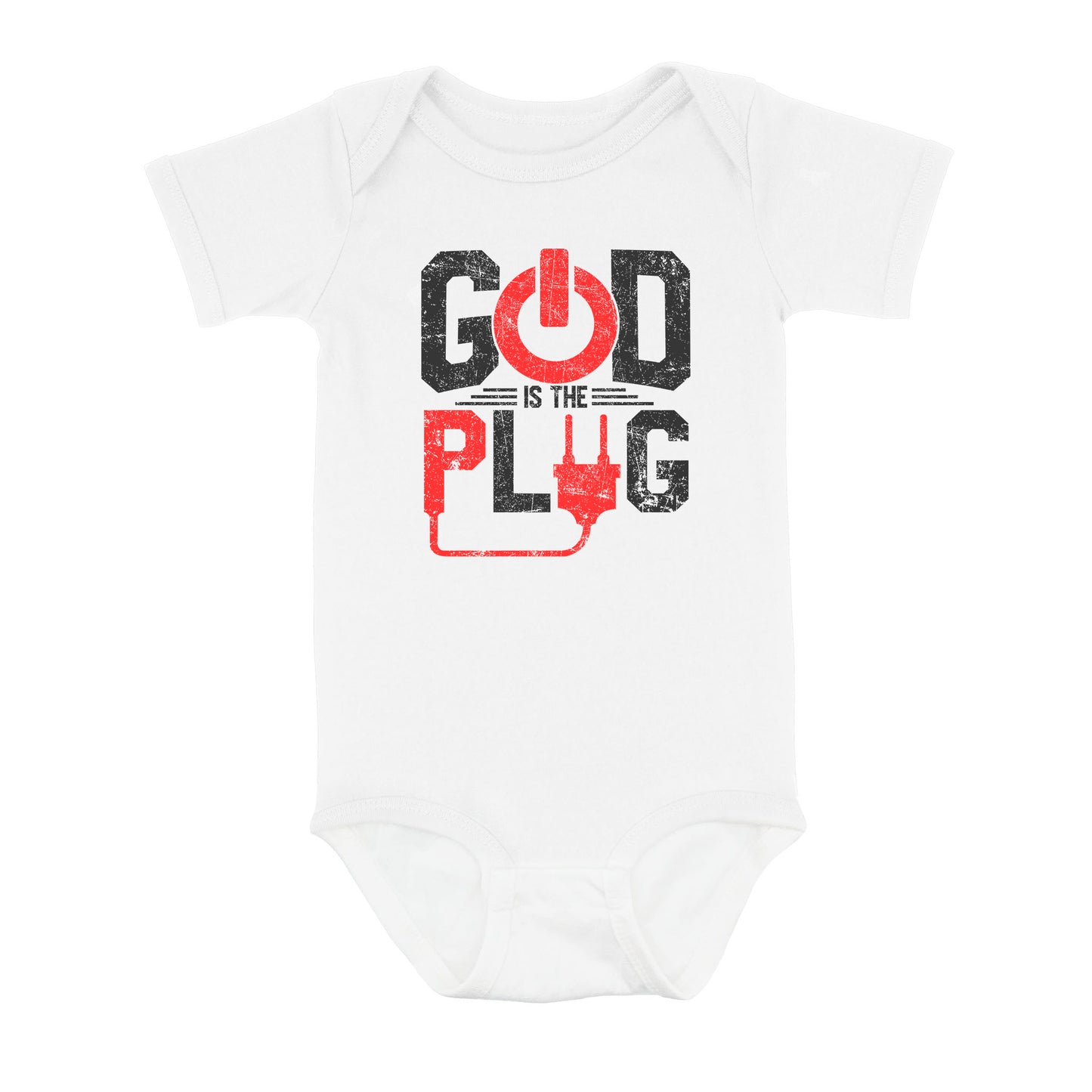 God Is The Plug - Baby Onesie