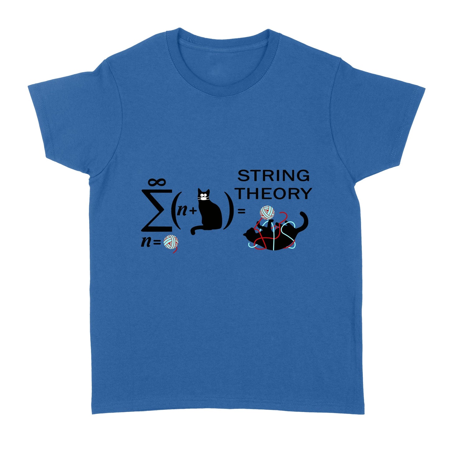 String Theory Cat Mask Funny Standard Women's T-shirt