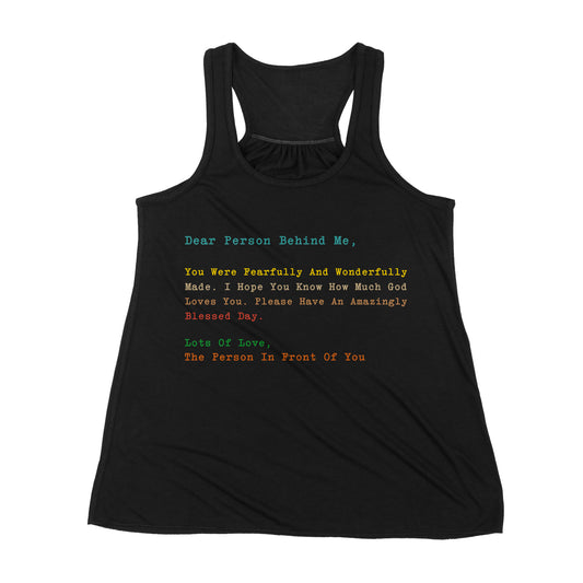 Premium Women's Tank - Dear Person Behind Me Jesus Love