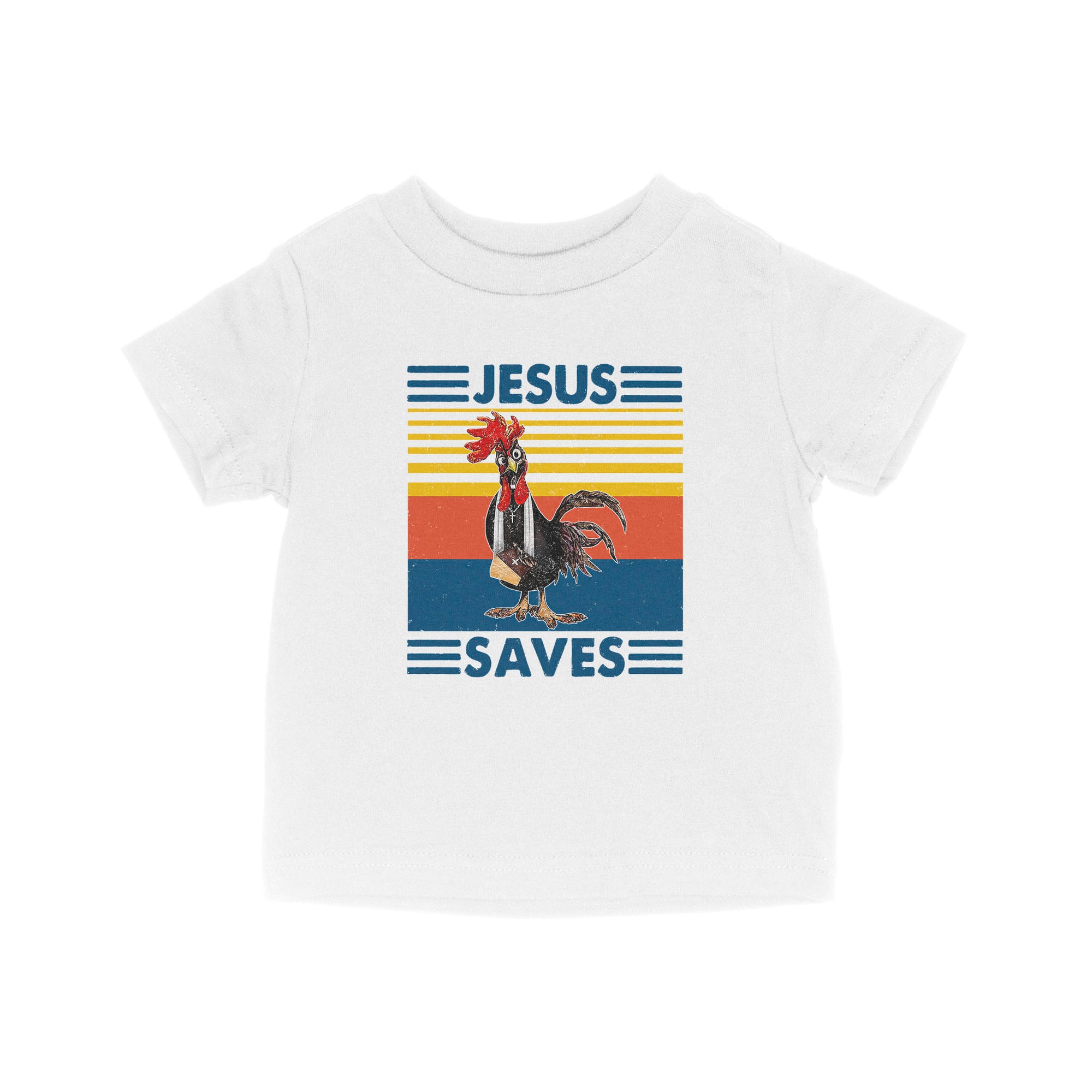 Chicken Jesus Saves - Baby T-Shirt