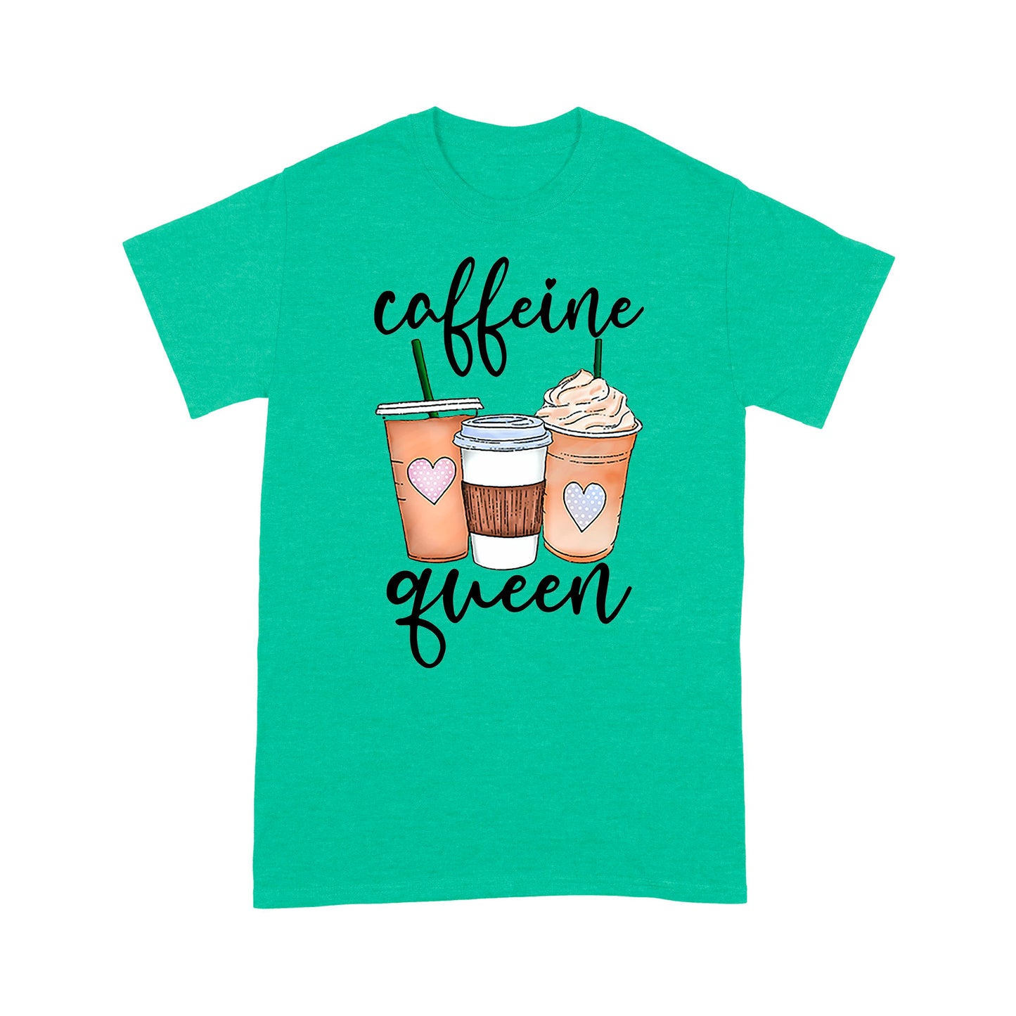 Premium T-shirt - Caffeine Queen, Coffee Lover, Coffee Queen