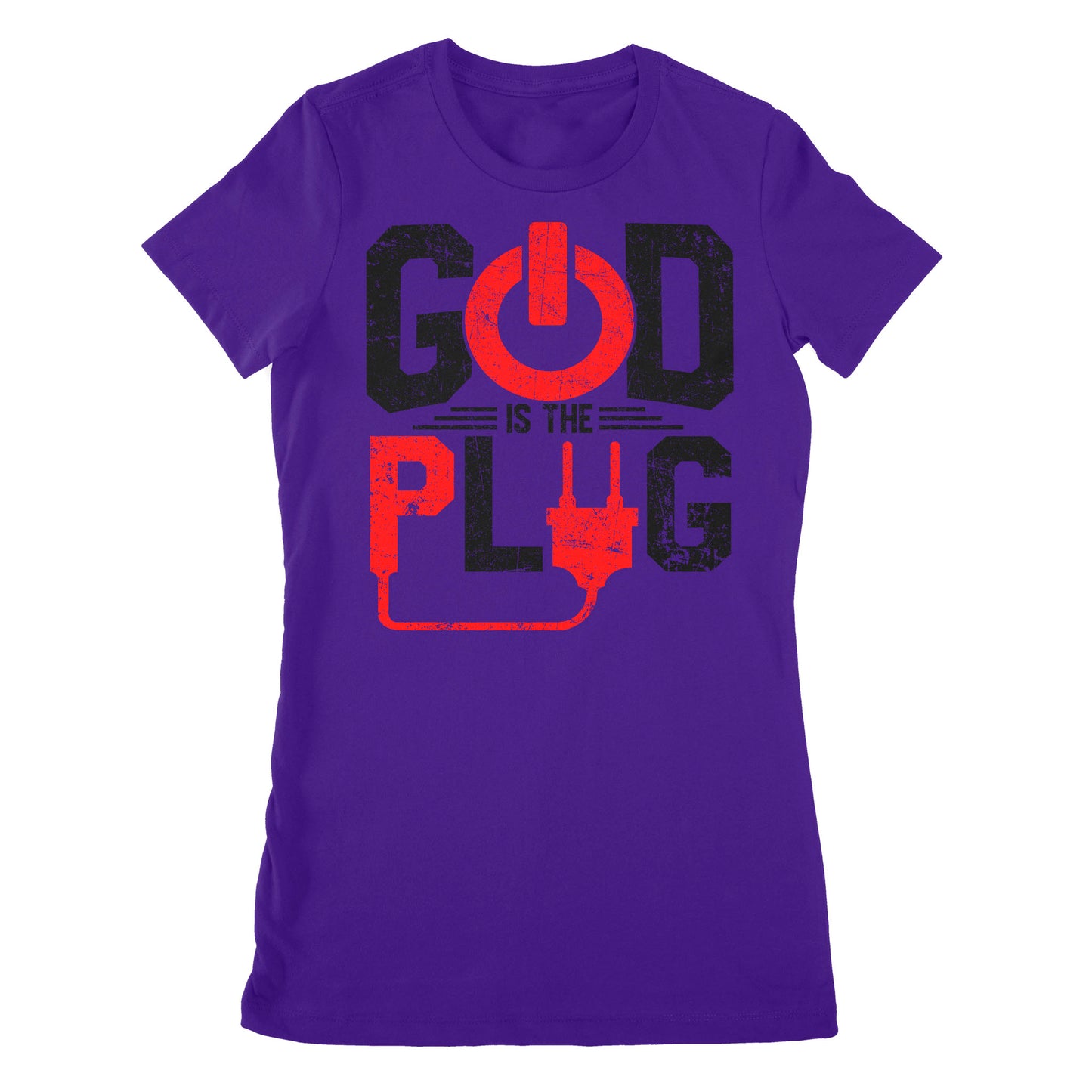 Premium Women's T-shirt - God Is The Plug