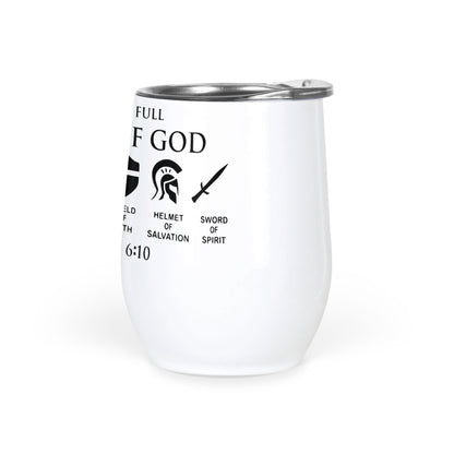 Put on The Full Armor of God Wine Tumbler