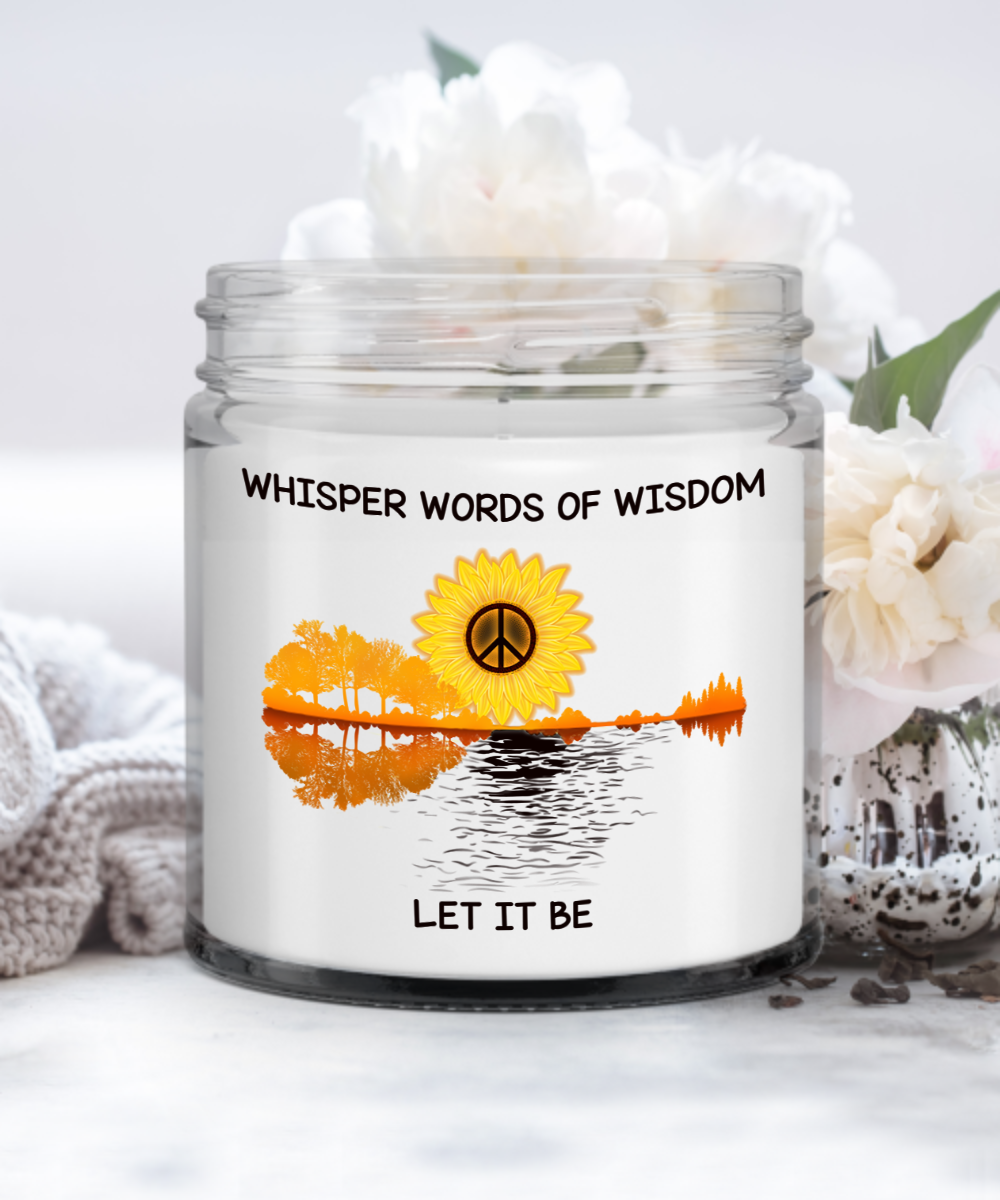Whisper Words Of Wisdom Let It Be Candle